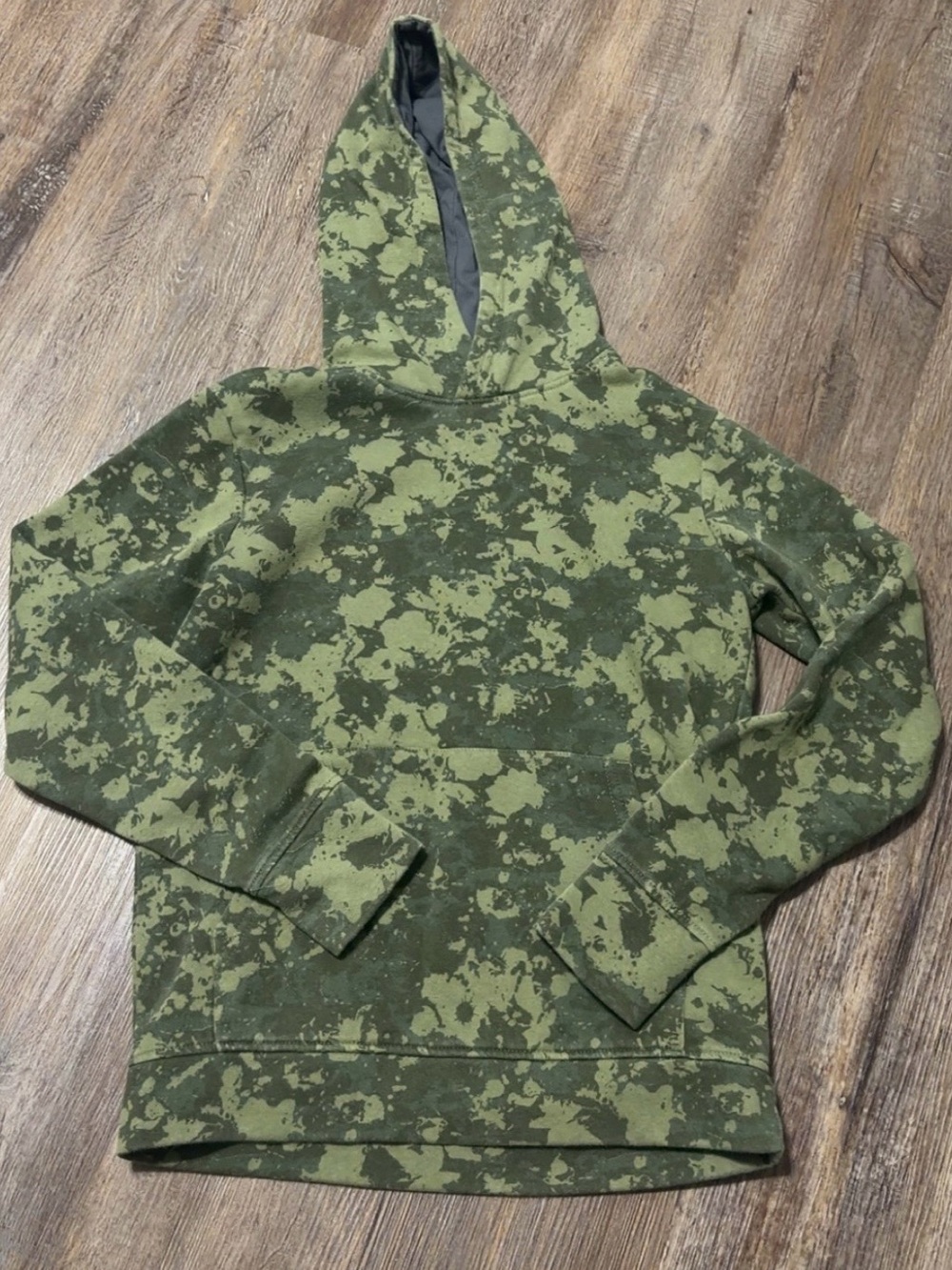 bcg Olive Green Camo Pullover Hoodie